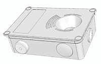 Ultraschallsensor Ultraschallsensor für externe Platzleuchte